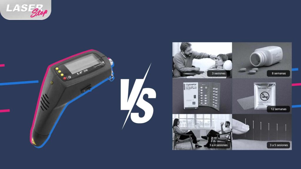 Comparativa: Terapia Láser vs. Otros Métodos para Dejar de Fumar