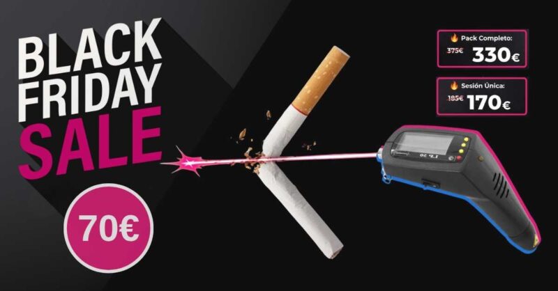 Black Friday Laser Stop®: Deja de fumar con el mayor descuento del año
